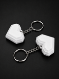 PLA Heart Keychain Set (2 Pack) – Customizable